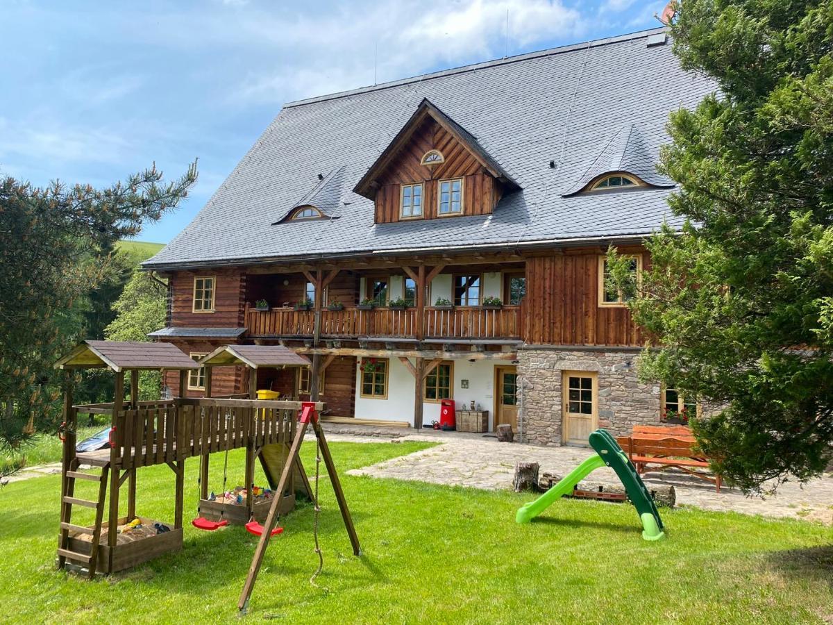 Samota U Hadince Hotel Bartosovice v Orlickych Horach Bagian luar foto