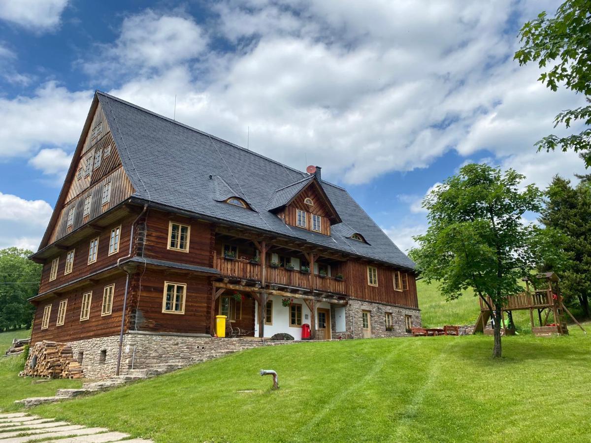 Samota U Hadince Hotel Bartosovice v Orlickych Horach Bagian luar foto