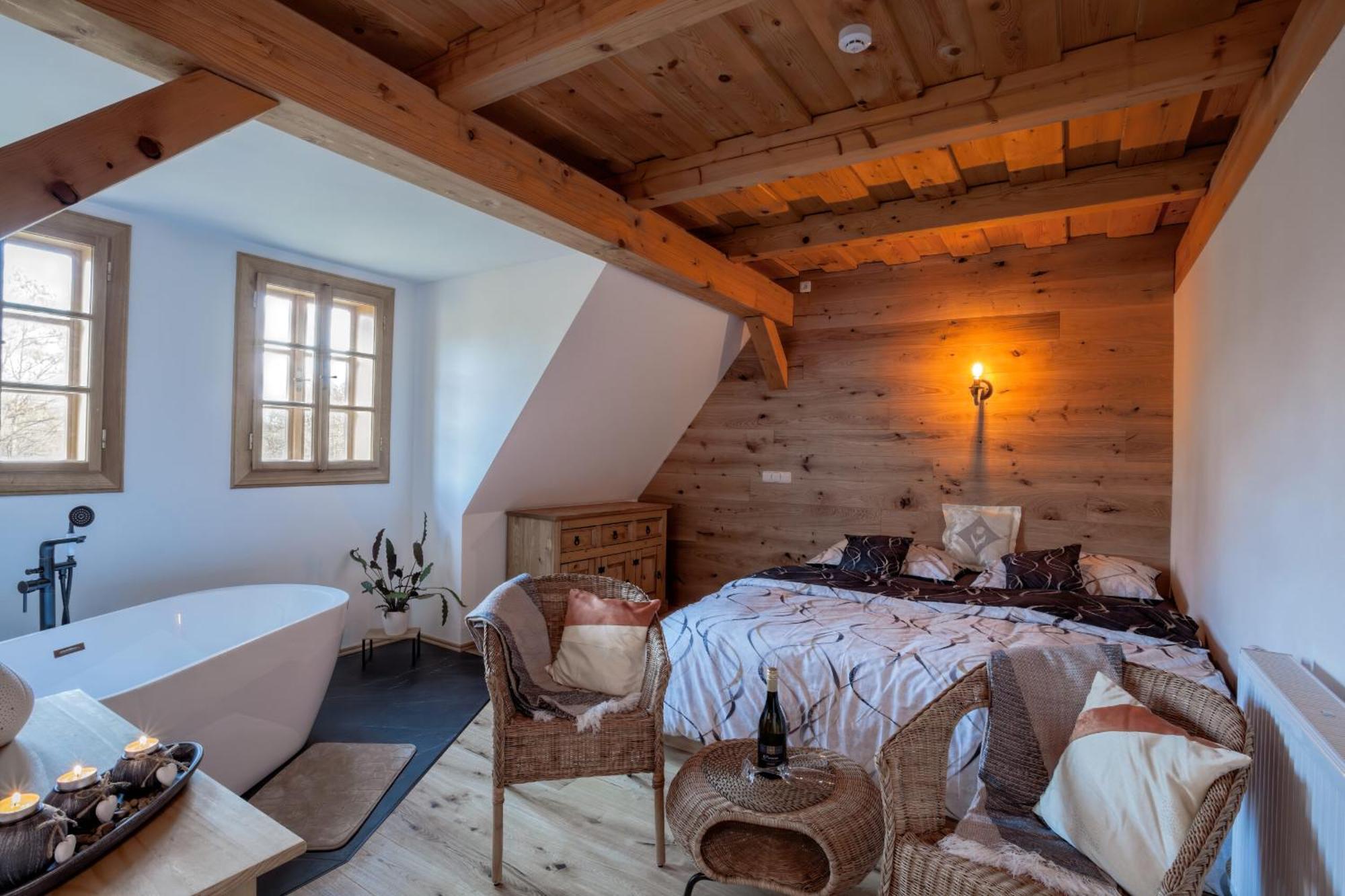 Samota U Hadince Hotel Bartosovice v Orlickych Horach Bagian luar foto